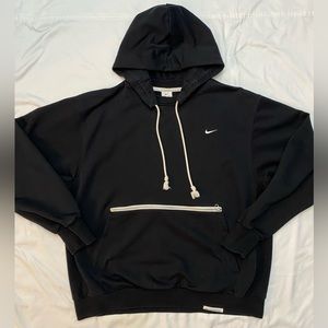 Nike - Basketball Dual Collar Zip Pouch Black Hoodie